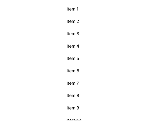 List Box Virtualizer