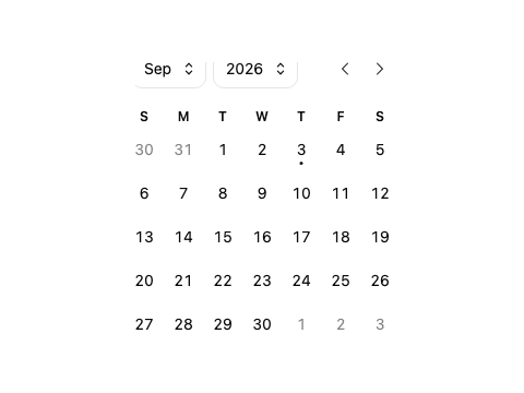 range-calendar