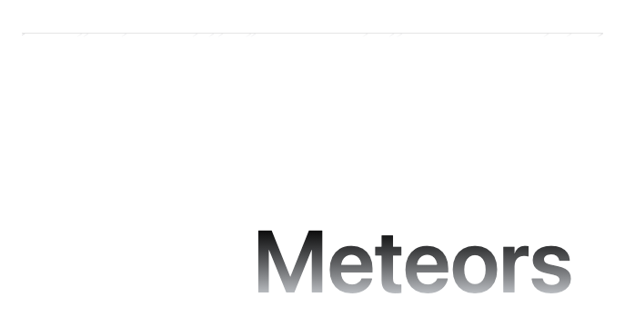 Meteors Demo