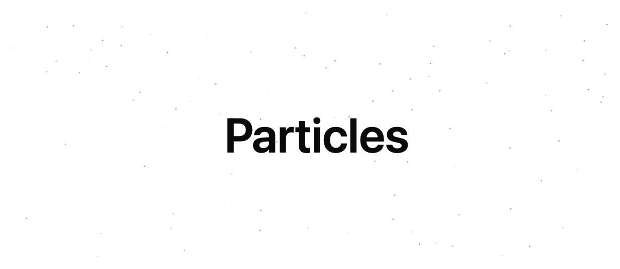 Particles Demo