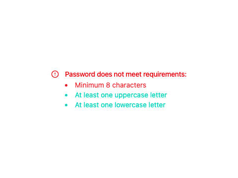 Alert 01 - Alert with Password Detail