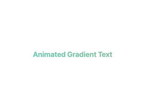 Animated Text 02 - Gradient Text